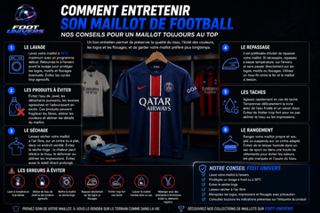 Comment entretenir son maillot de football sans l'abîmer ?