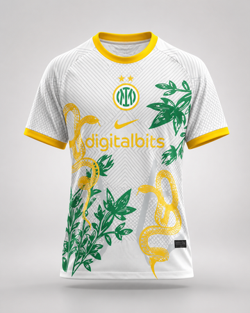 Maillot 24/25 Inter Milan Blanc Spécial Serpent