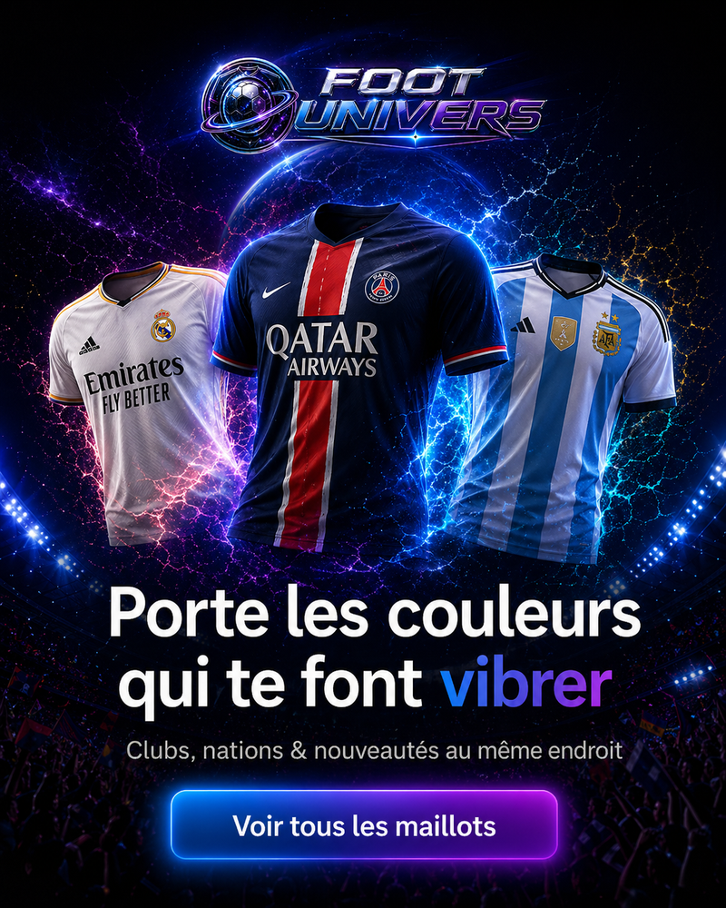 FOOT UNIVERS - Maillots de football clubs et nations